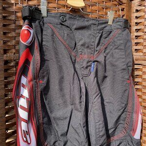 DYE Motorcycle Pants, Red & black, Size S